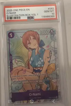 PSA 10 One Piece Illustration Box Promos Vol 1 & 2 Nami Boa Maria Yamato - Image 4