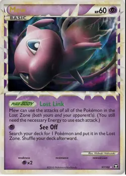 Pokemon TCG Mew 97/102 Rare Basic Psychic Card 2010 60 HP The Pokemon Company - Image 1