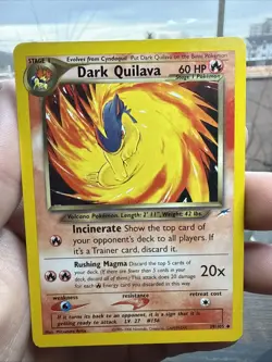 Pokemon TCG Dark Quilava Neo Destiny Card 39/105 Unlimited Uncommon - Image 1