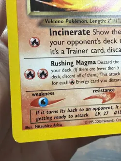 Pokemon TCG Dark Quilava Neo Destiny Card 39/105 Unlimited Uncommon - Image 2