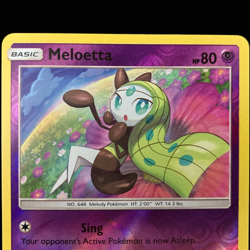 Pokemon TCG Meloetta 104/214 Reverse Holo Lost Thunder Near Mint NM Card - Image 2