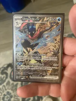 Greninja EX Promo 132 Sv: Scarlet & Violet Holo Promo Card Shrouded Fable - Image 1