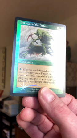 Mtg - Survival of the Fittest - FOIL - Exodus - Legacy -Commander - WATCH VIDEO! - Image 2