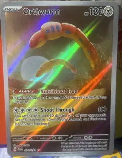2023 Pokemon Orthworm Paldea Evolved Illustration Rare 224/193 - Image 1