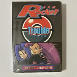 Team Rocket Trouble Theme Deck Sealed - English Pokemon TCG 1999 - Image 1