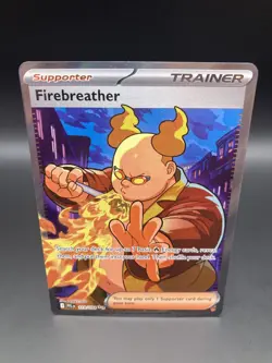 Pokemon TCG Firebreather 119/094 Phantasmal Flames Full Art Trainer - Image 1