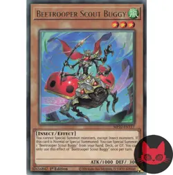 Yugioh Beetrooper Scout Buggy MP22-EN117 Rare 1st Edition NM - Image 1
