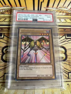 Yugioh Mechanischer Jager Ultra Rare 1.Auflage LCYW-EN151 PSA Grading 9 - Image 1