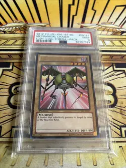 Yugioh Mechanischer Jager Ultra Rare 1.Auflage LCYW-EN151 PSA Grading 9 - Image 2