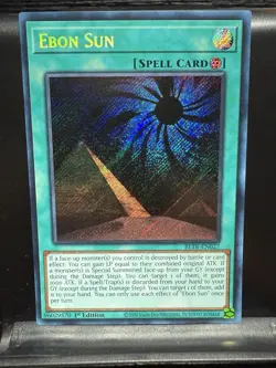 Ebon Sun Secret Rare BLTR-EN027 1st Edition Gem Mint 💎 - Image 1