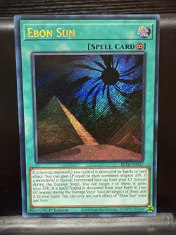 Ebon Sun Secret Rare BLTR-EN027 1st Edition Gem Mint 💎 - Image 3