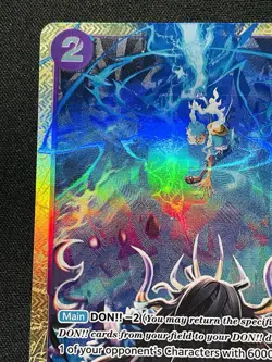 CARD ONE PIECE TCG - Monkey D Luffy Gear 5 Lightning Alt art NEAR MINT English - Image 4