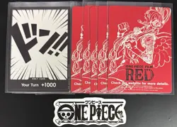 10x One Piece Film Red Don Cards - English - Regular - Playset - TCG - NM/M - Image 1