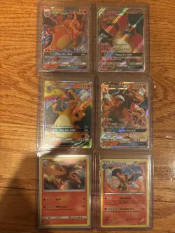 Pokemon Charizard Card Lot 6 Cards Of Charizard Gx’s And Holo Rates - Image 1