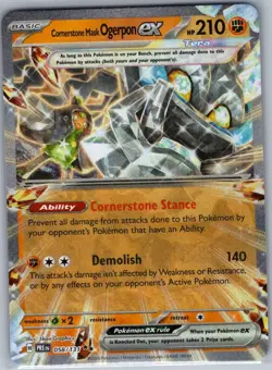 Cornerstone Mask Ogerpon ex 058/131 SV: Prismatic Evolutions - Pokemon Card - NM - Image 1
