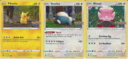 Pokemon Cosmo Holo Promo Card Set 027/078 Pikachu 055/078 Snorlax & 052 Blissey - Image 1