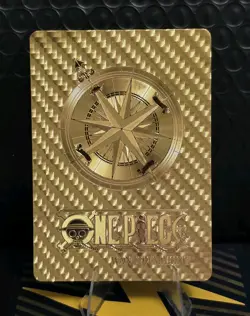 One Piece Roronoa Zoro WANTED Gold Foil Fan Art Collector Card TCG - Image 2