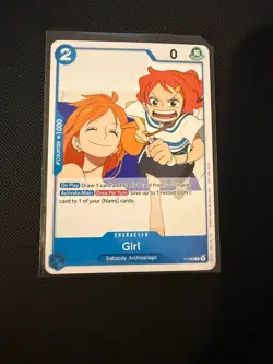 Girl (OP14 Release Event) P-096 One Piece Promotion Cards Regular - Image 1