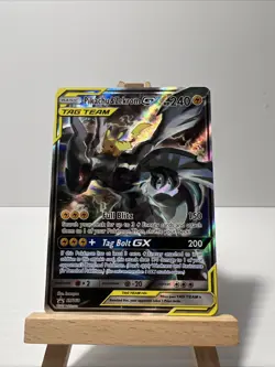 Pokemon TCG Pikachu & Zekrom GX Black Star Promo Card SM168 - Image 1