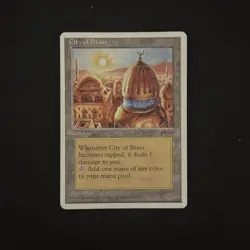 Magic The Gathering Arabian Nights City of Brass # Lightly played - Image 1