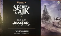 MTG Secret Lair x Avatar The Last Airbender Path Of Ancestry Rainbow Foil - Image 1