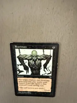 MTG Magic the Gathering Reanimate Tempest Vintage Magic The Gathering HP - Image 2