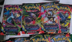 **NEW** Lot 12 Pokemon TCG Pokemon Phantasmal Flames 12x Booster Packs - Image 2