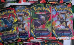 **NEW** Lot 12 Pokemon TCG Pokemon Phantasmal Flames 12x Booster Packs - Image 3