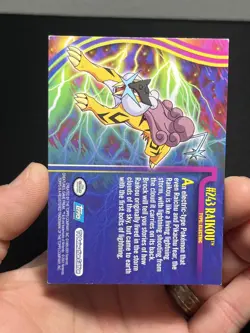 2001 Topps Pokemon Raikou Johto League Champions Foil #243 - Image 3