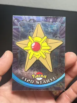 Topps Pokemon TV Animation Edition Series 3 Rainbow Holo Foil #120 Staryu - Image 1