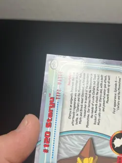 Topps Pokemon TV Animation Edition Series 3 Rainbow Holo Foil #120 Staryu - Image 5