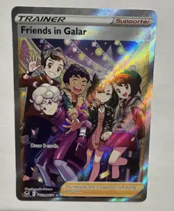 Pokemon Friends In Galar Ultra Rare 2022 Silver Tempest TG23/TG30 NM - Image 1