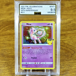 Pokemon Celebrations Classic Collection Mew 011/025 AGS Mint+ 9.5 Holo Rare 2021 - Image 1