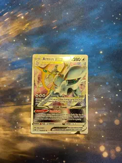 Pokemon TCG Arceus VSTAR Metal Ultra-Premium Collection 123/172 Brilliant Stars - Image 1