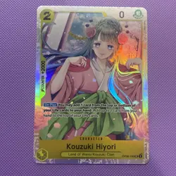 Kouzuki Hiyori OP06-106 Super Rare One Piece TCG Wings of the Captain English NM - Image 1