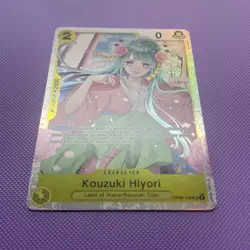 Kouzuki Hiyori OP06-106 Super Rare One Piece TCG Wings of the Captain English NM - Image 2