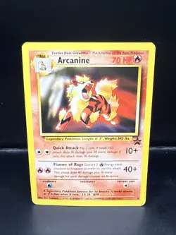 Pokemon Card - Arcanine WoTC Black Star Promo 6 Non Holo W - Image 2