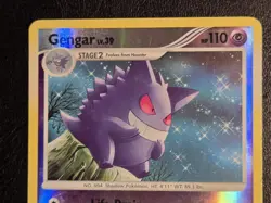 Gengar 27/130 - Reverse Holo Rare (D&P) - Moderately Played Pokemon Card - Image 4