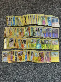 Pokemon REVERSE HOLO 200+ Card Bulk Bundle - All English B&W, XY, S&M 2012-2019 - Image 1