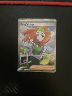 Daisy’s Help 195/165 Pokemon 151 Full Art Ultra Rare Pokemon Card NM - Image 1