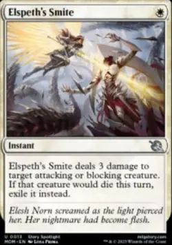 Elspeth's Smite March of the Machine (MOM) 13 MTG Foil - Image 1