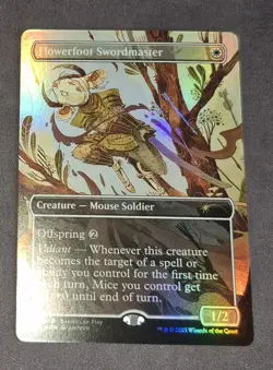 Flowerfoot Swordmaster Secret Lair Play Promo Foil MTG RCQ - Image 1