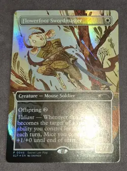 Flowerfoot Swordmaster Secret Lair Play Promo Foil MTG RCQ - Image 2