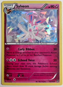 Sylveon 72/111 Pokemon TCG XY - Furious Fists Cracked Ice Holo - MP ✨✨✨ - Image 1