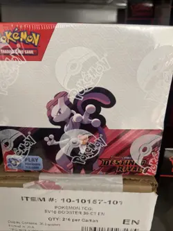 Pokemon TCG Destined Rivals BOOSTER BOX CASE Factory Sealed 6 Box - Image 2