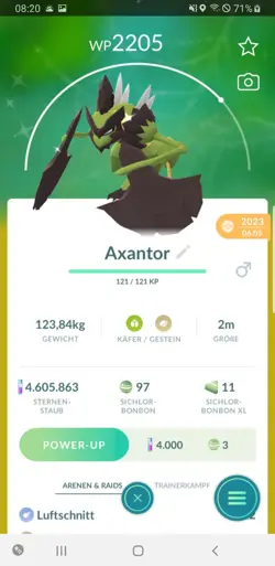 Pokemon Go Shiny Kleavor - Schillernd - Pokemon Go Shiny Axantor - Image 1
