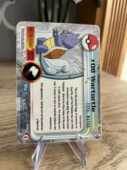 Wartortle Pokemon Topps #08 HP - Image 2