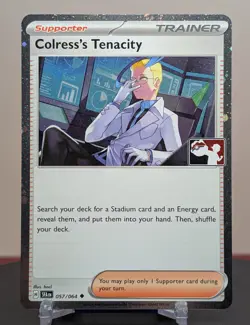 Pokemon Colress's Tenacity #057/064 English Shrouded Fable Play! Stamped Cosmos - Image 1