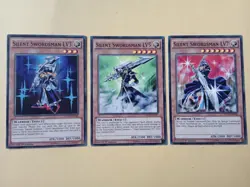 SILENT SWORDSMAN LV7, 5, 3 Set YGLD 1st EDITION Yugioh - Image 1
