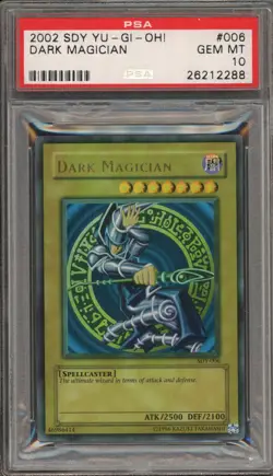 Yu-Gi-Oh! Dark Magician Starter Deck Yugi Unlimited SDY-006 FADED PSA 10 - Image 1